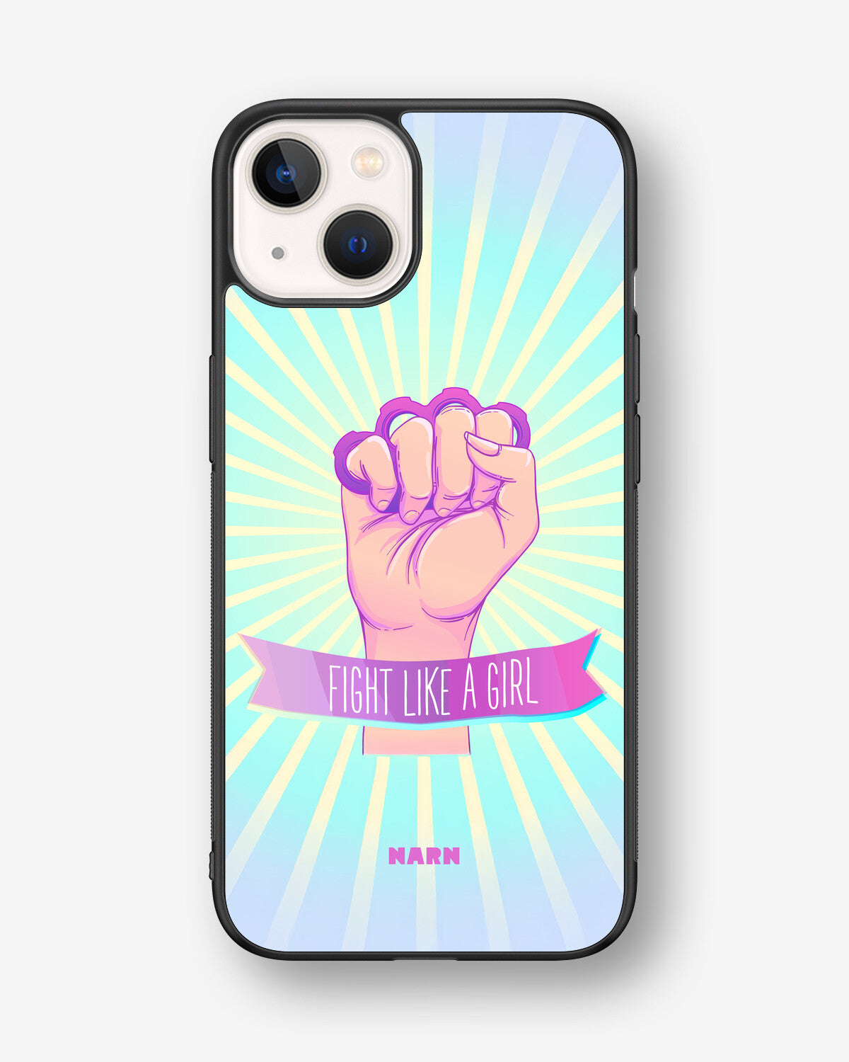 iPhone 13 Hard Case – Fight Like A Girl - View 1