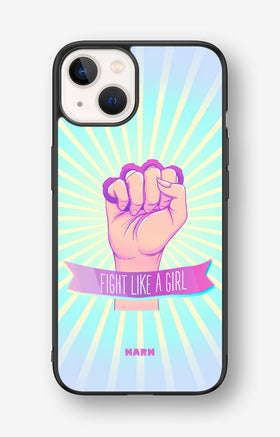iPhone 13 Hard Case – Fight Like A Girl - View 1