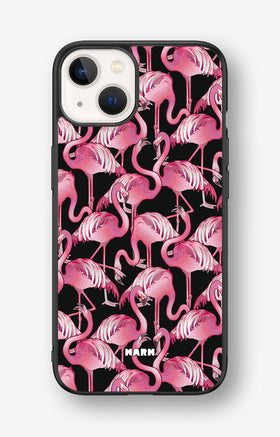 iPhone 13 Hard Case – Flamingos - View 1