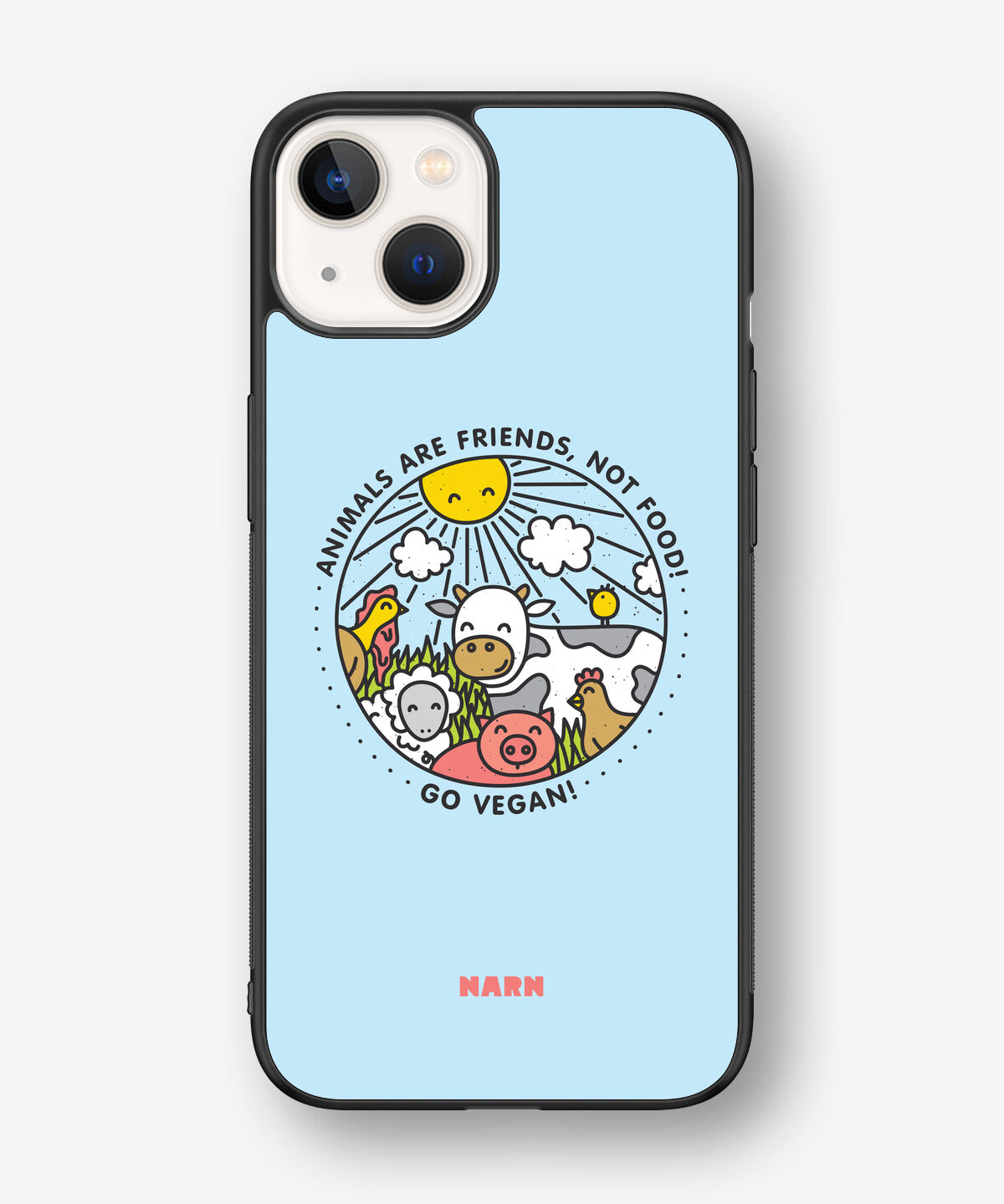 iPhone 13 Hard Case – Friends, Not Food - View 1