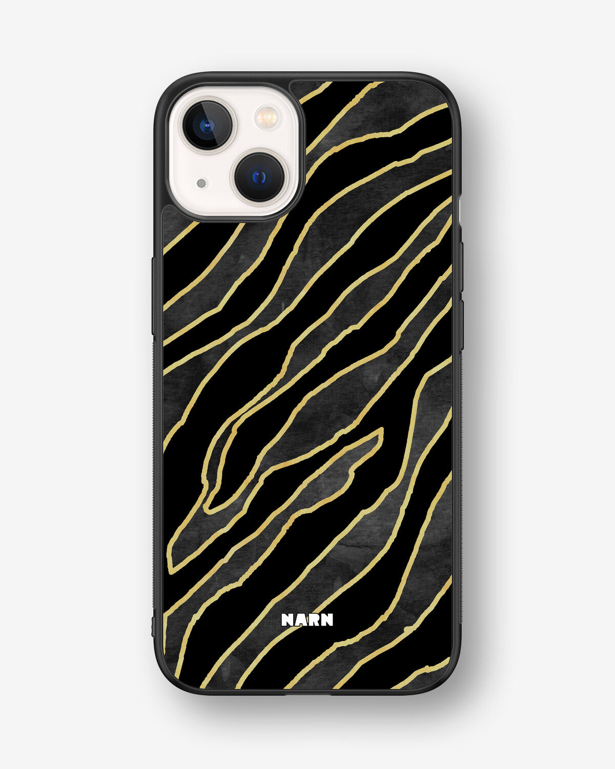 iPhone 13 Hard Case – Golden Zebra - View 1