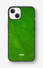 iPhone 13 Hard Case – Green Leafy - View 1