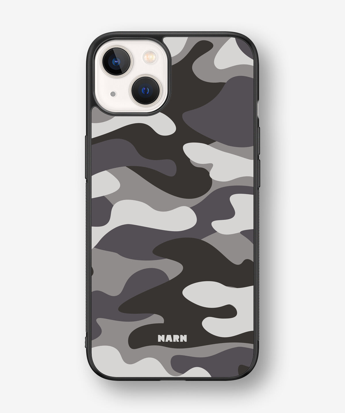 iPhone 13 Hard Case – Grey Camo - View 1