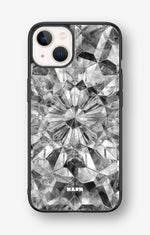 iPhone 13 Hard Case – Grey Crystals - View 1