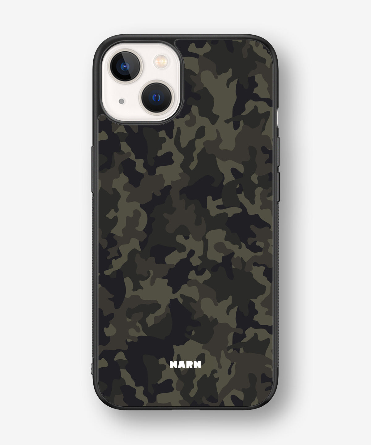 iPhone 13 Hard Case – Jungle Green Camo - View 1