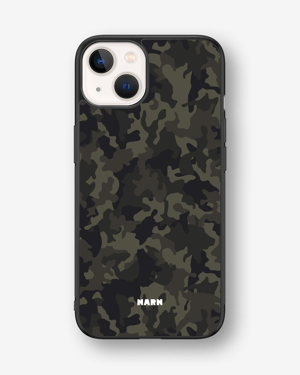 iPhone 13 Hard Case – Jungle Green Camo - View 1