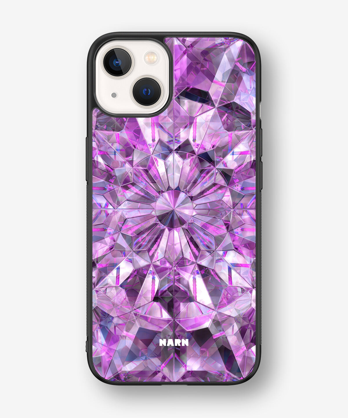 iPhone 13 Hard Case – Lavender Crystals - View 1