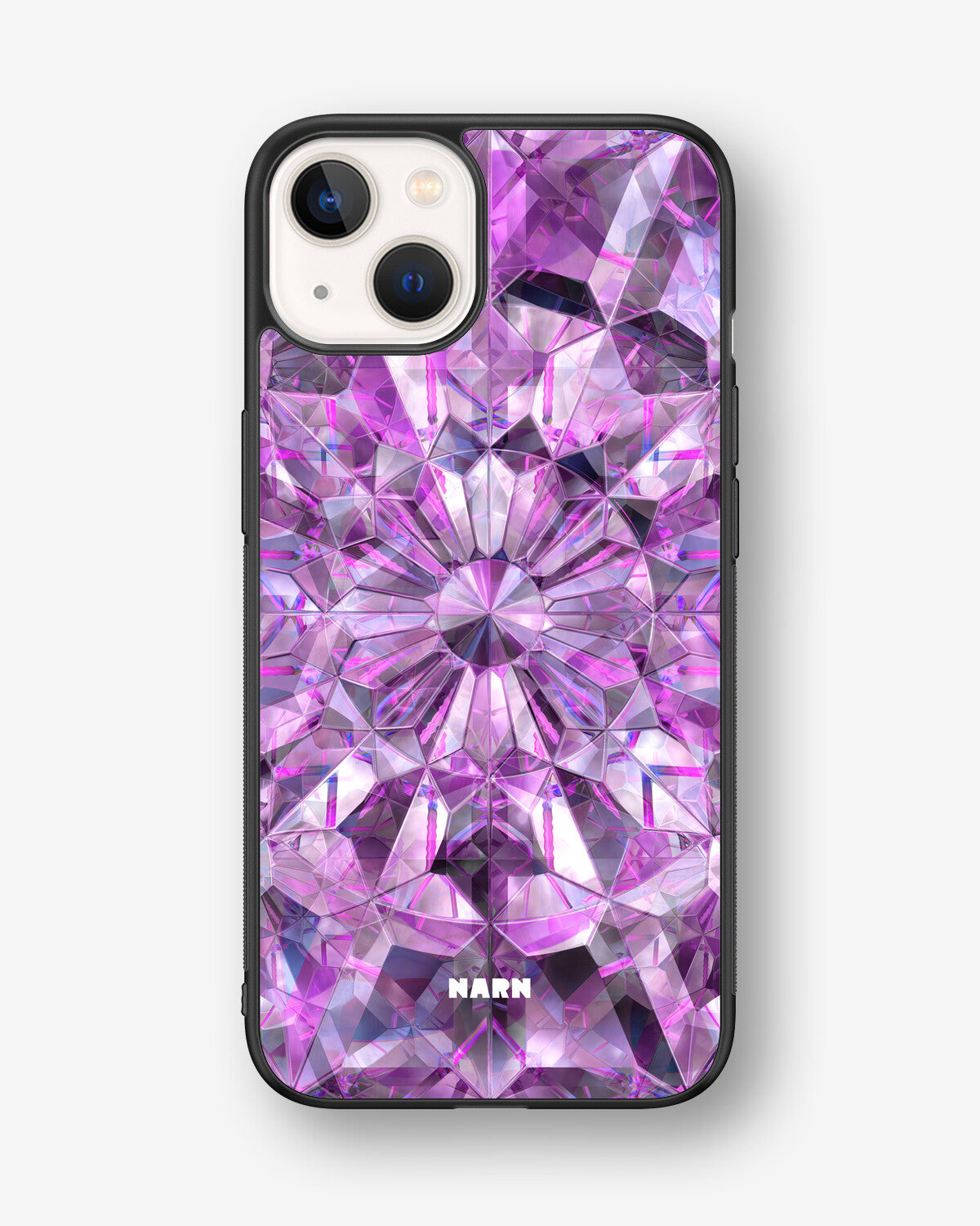 iPhone 13 Hard Case – Lavender Crystals - View 1