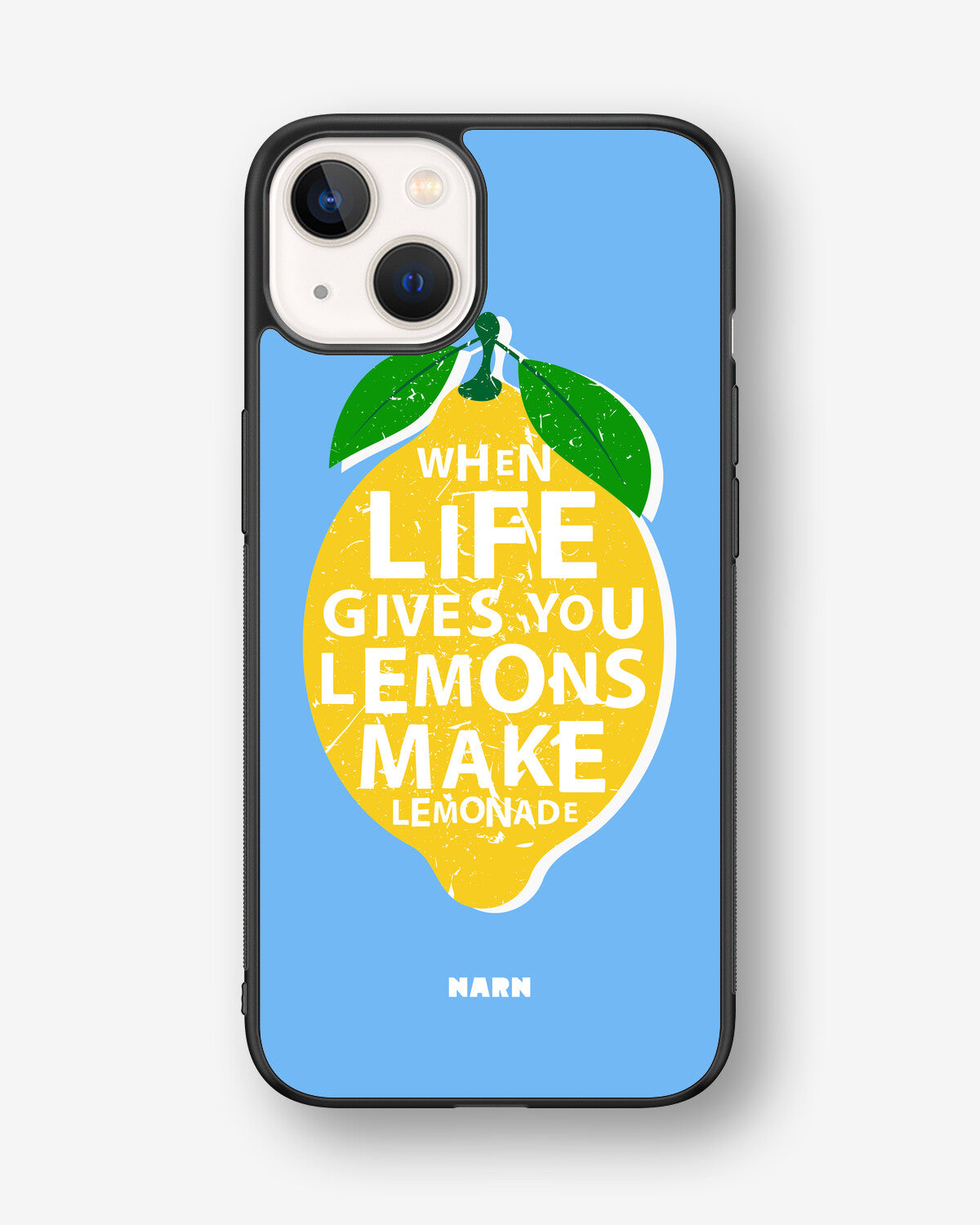 iPhone 13 Hard Case – Lemon Quote - View 1