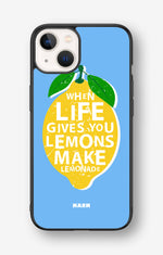 iPhone 13 Hard Case – Lemon Quote - View 1
