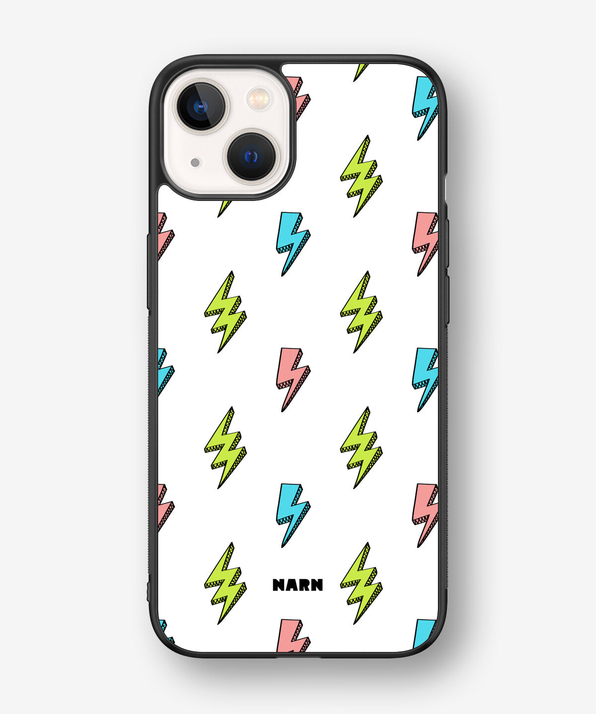 iPhone 13 Hard Case – Lightning Bolts - View 1
