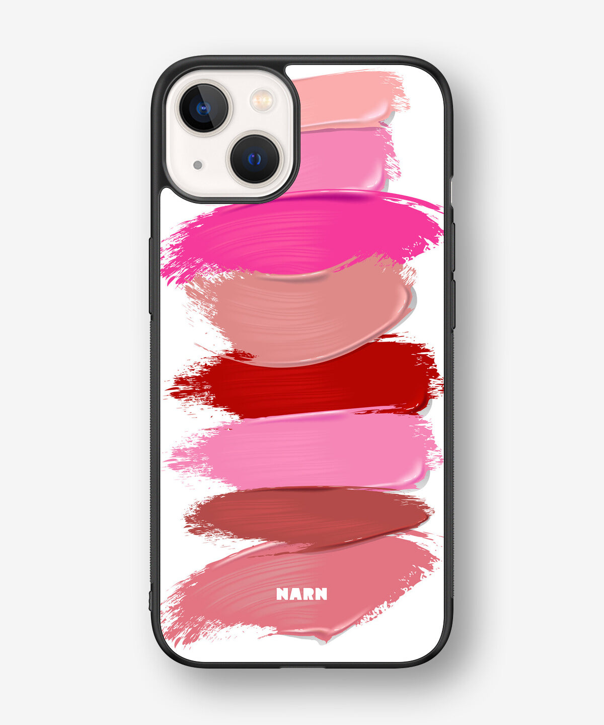 iPhone 13 Hard Case – Lipstick Smears - View 1