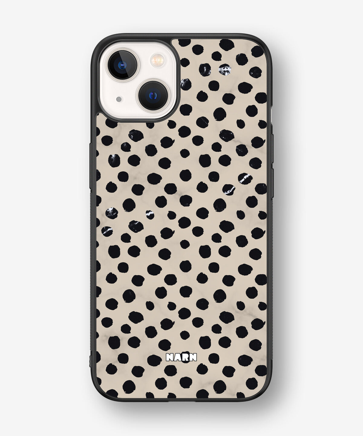 iPhone 13 Hard Case – Marble Dots - View 1