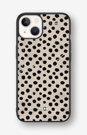 iPhone 13 Hard Case – Marble Dots - View 1