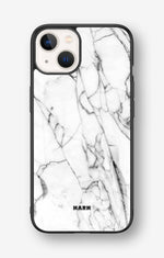 iPhone 13 Hard Case – Milky Marble - View 1