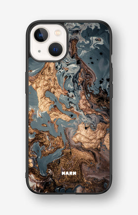 iPhone 13 Hard Case – Molten Gold - View 1