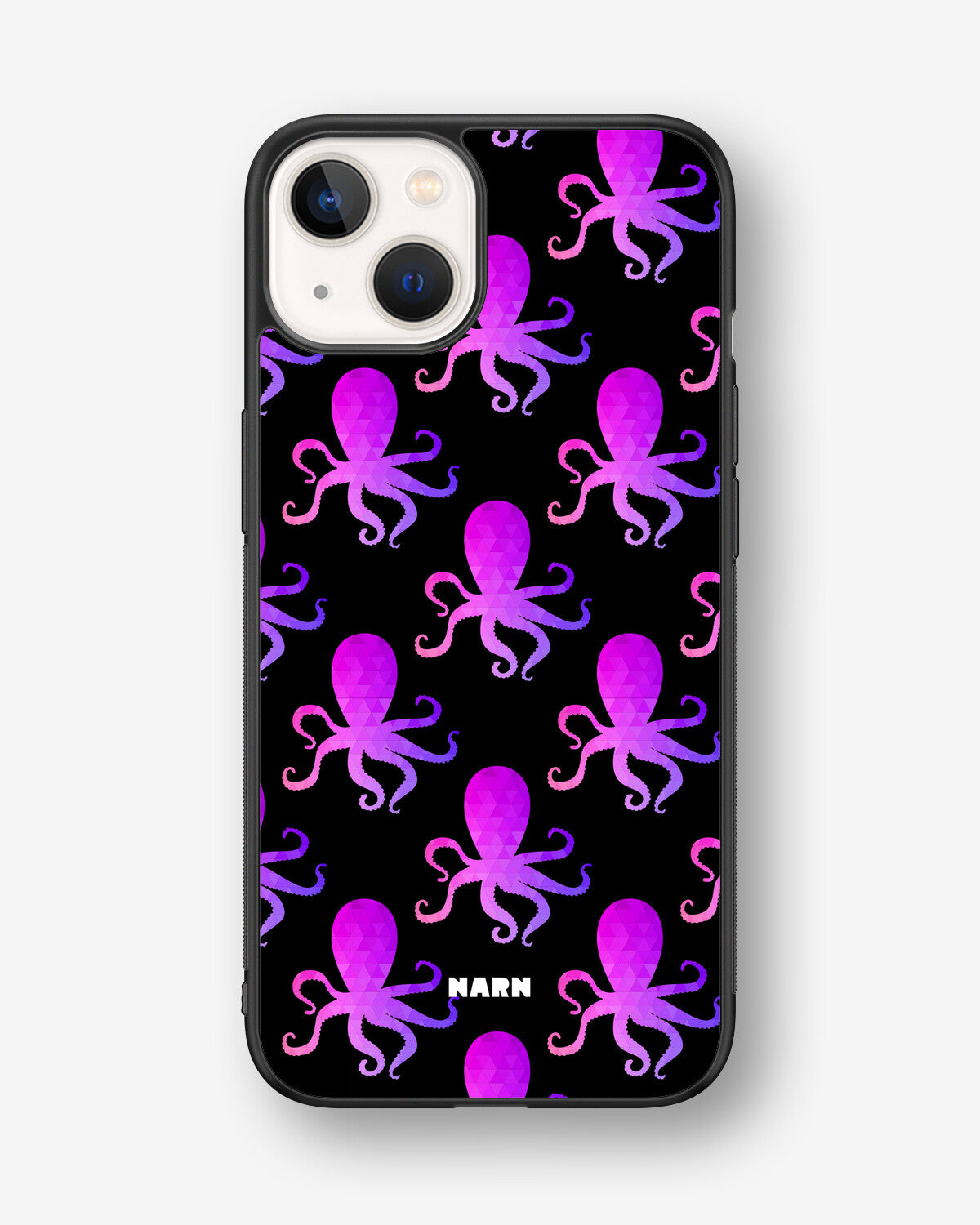 iPhone 13 Hard Case – Octopus Pattern - View 1