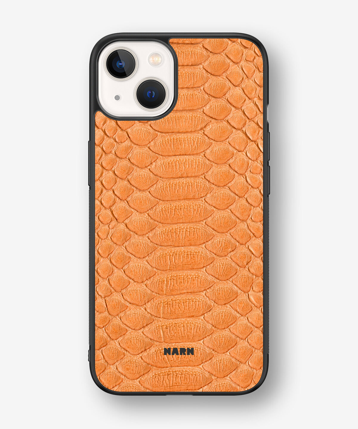 iPhone 13 Hard Case – Orange Snake - View 1