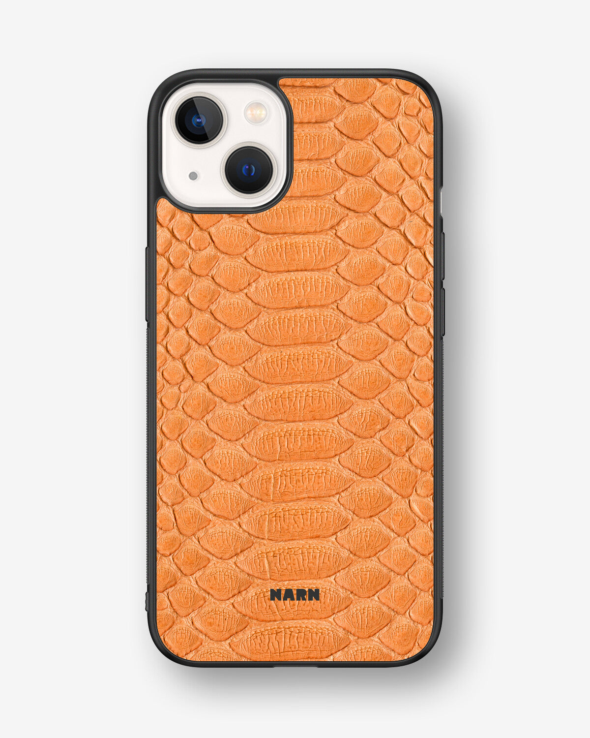 iPhone 13 Hard Case – Orange Snake - View 1