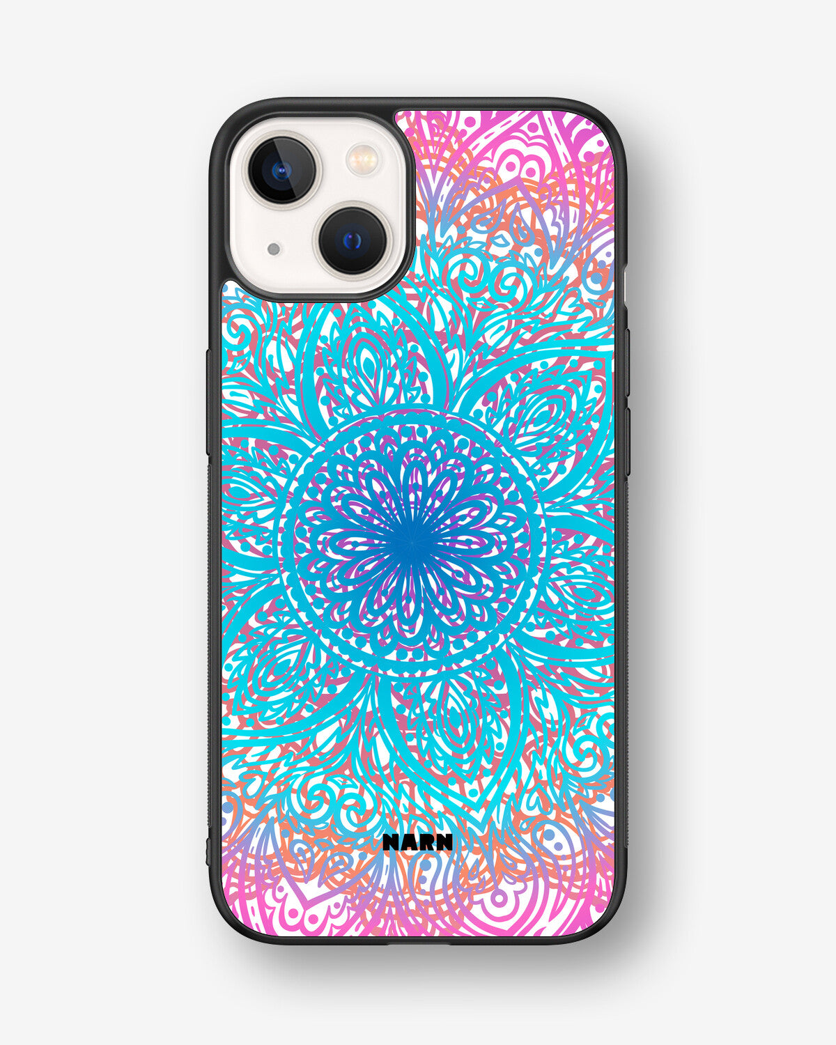 iPhone 13 Hard Case – Pastel Mandala - View 1