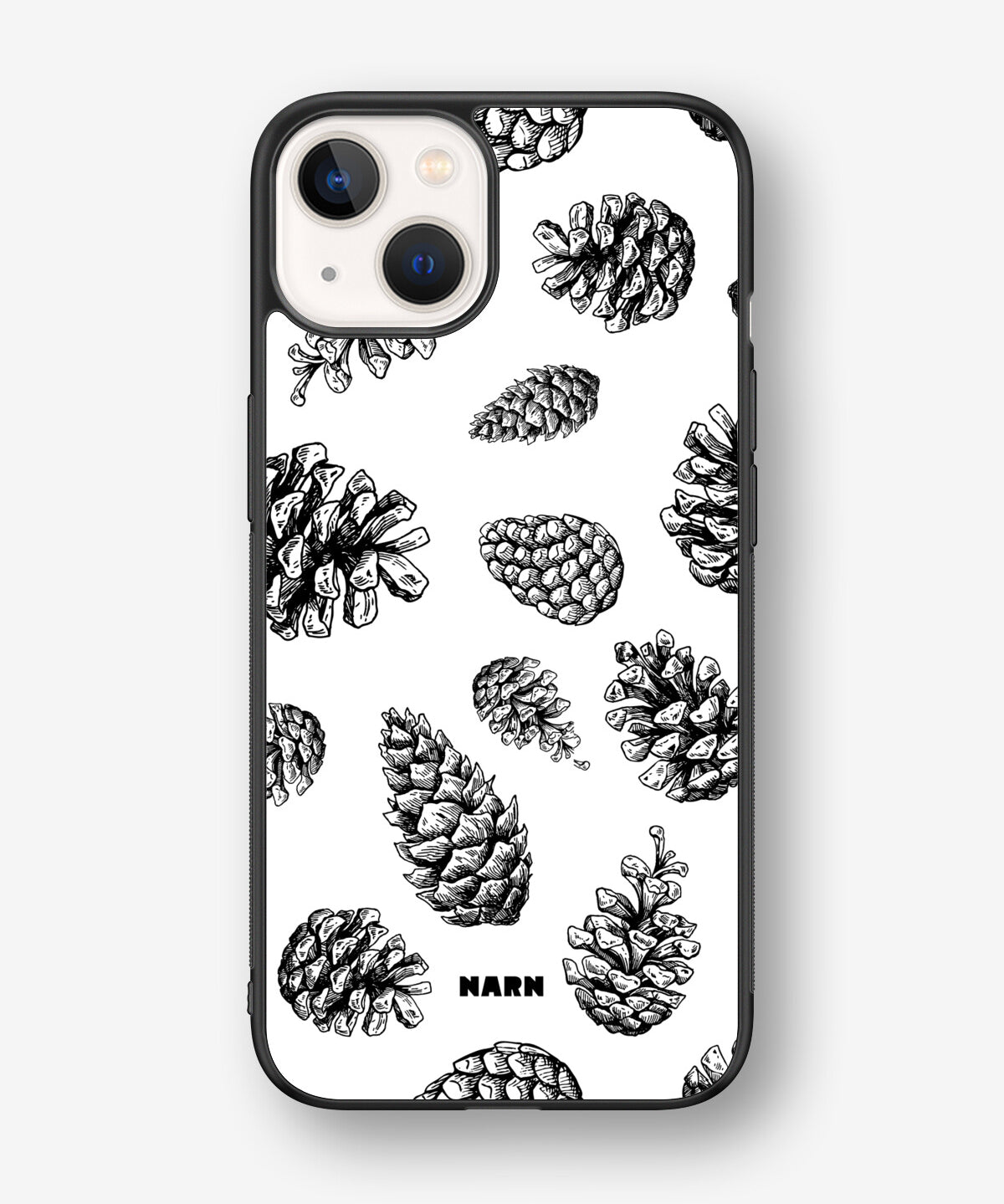 iPhone 13 Hard Case – Pine Cones - View 1