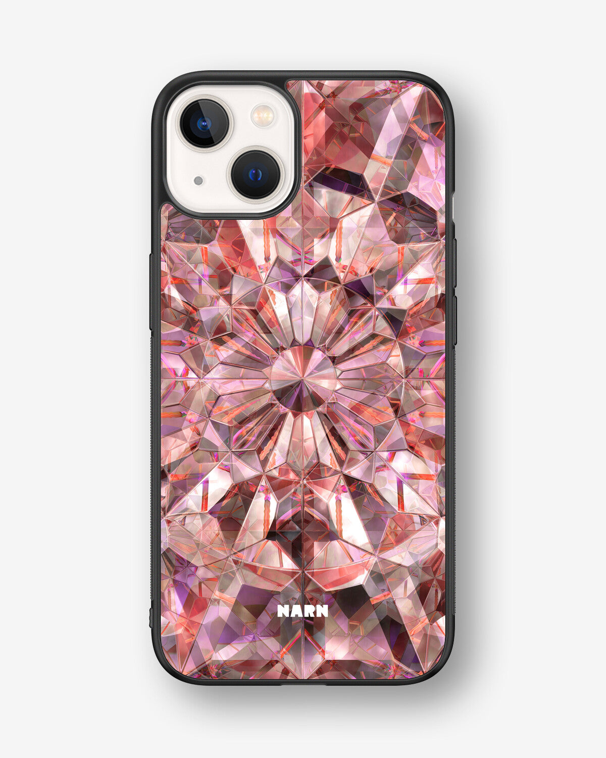 iPhone 13 Hard Case – Pink Crystals - View 1