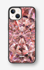iPhone 13 Hard Case – Pink Crystals - View 1