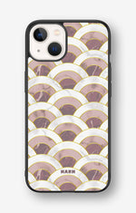 iPhone 13 Hard Case – Pink Marble Waves - View 1