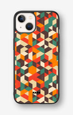 iPhone 13 Hard Case – Retro Geometric - View 1