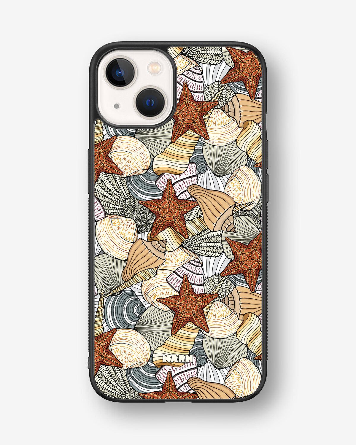 iPhone 13 Hard Case – Sea Shells - View 1