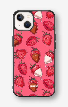 iPhone 13 Hard Case – Strawberry Chocolate - View 1