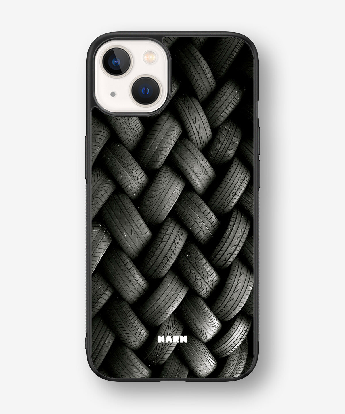 iPhone 13 Hard Case – Tires Wall - View 1