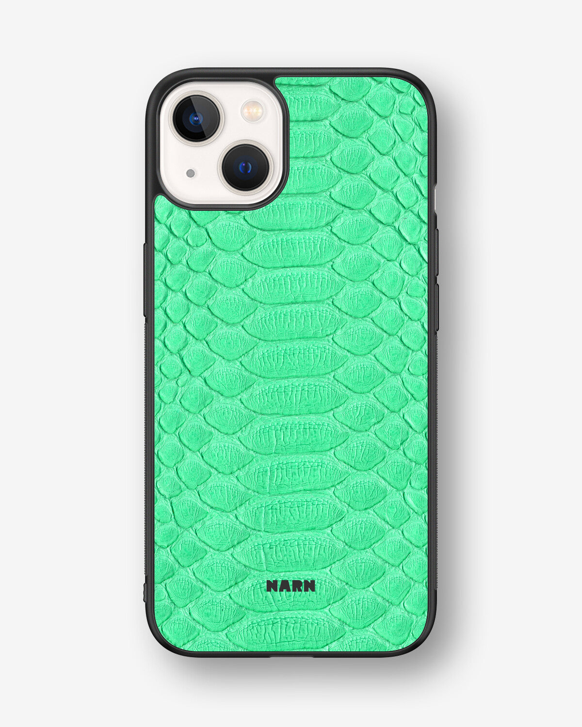 iPhone 13 Hard Case – Turquoise Snake - View 1