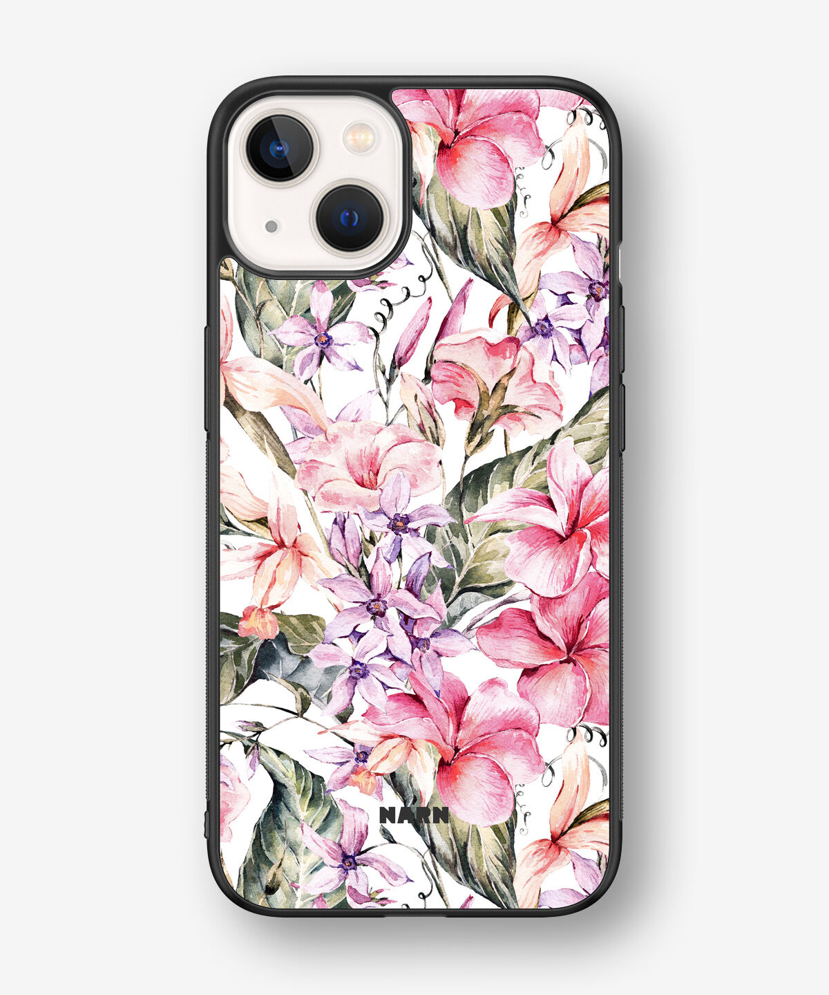 iPhone 13 Hard Case – Watercolor Flowers - View 1