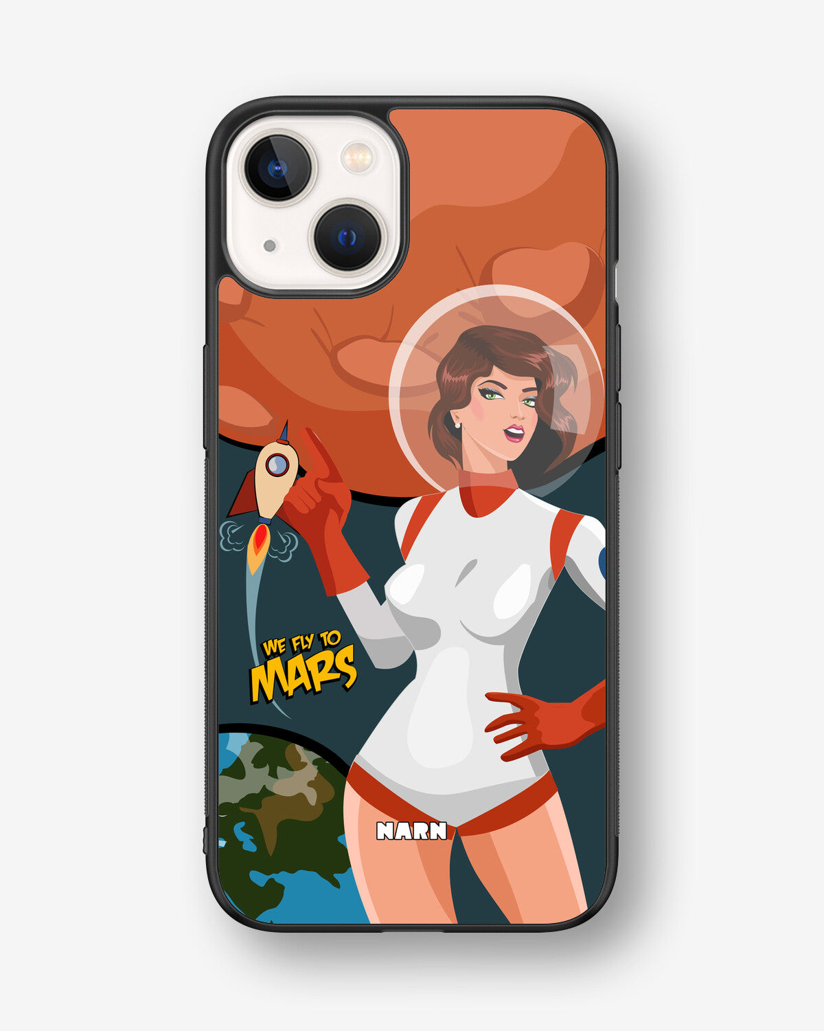 iPhone 13 Hard Case – We Fly To Mars - View 1