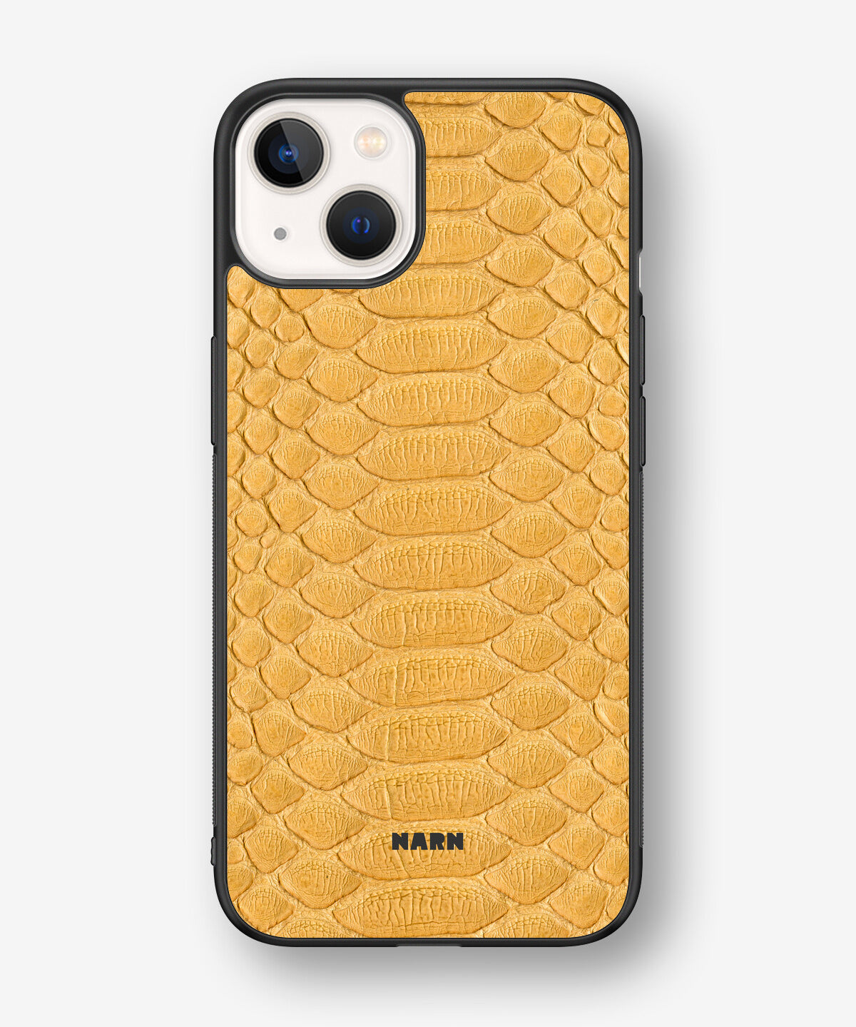iPhone 13 Hard Case – Yellow Snake - View 1