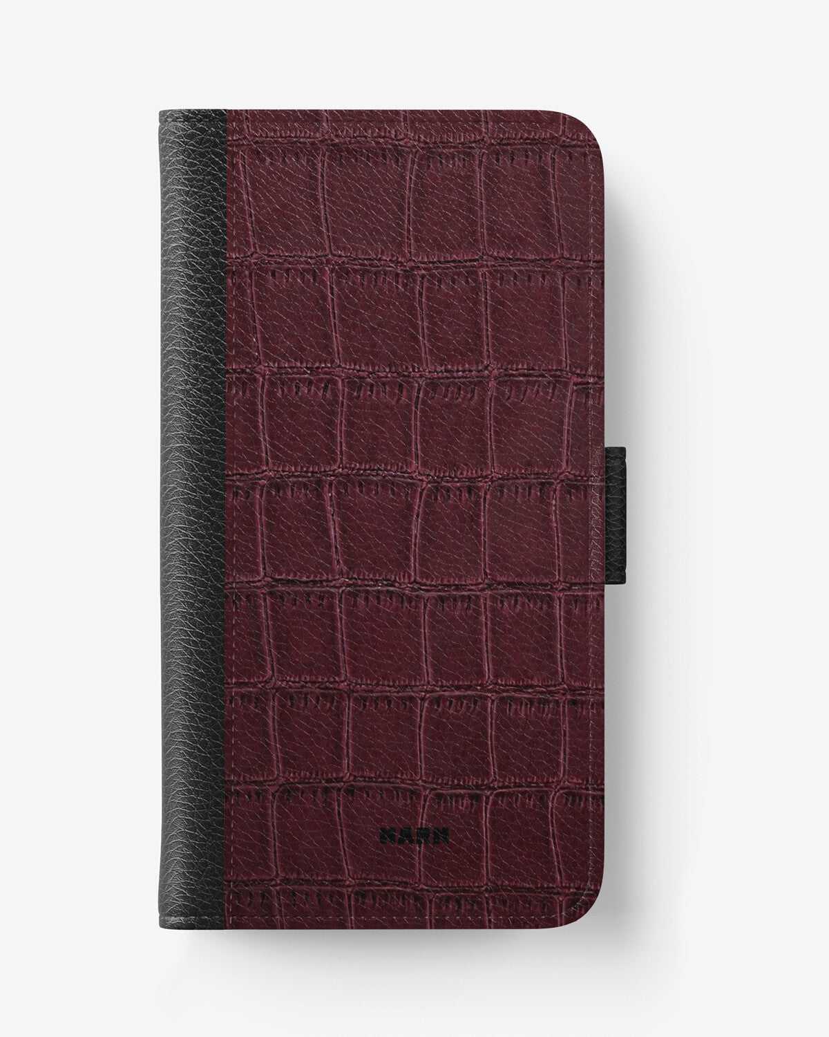 iPhone 13 Wallet Case - Rouge Croc - View 1