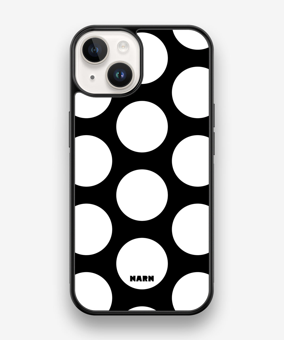 iPhone 14 Hard Case – Bold Dots - View 1