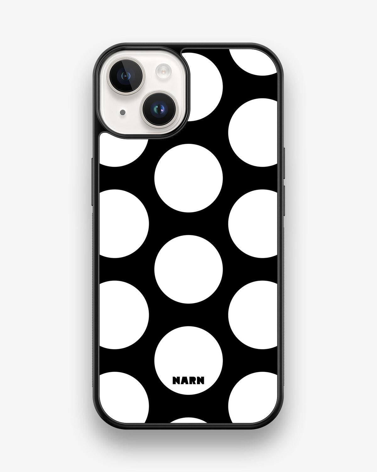 iPhone 14 Hard Case – Bold Dots - View 1