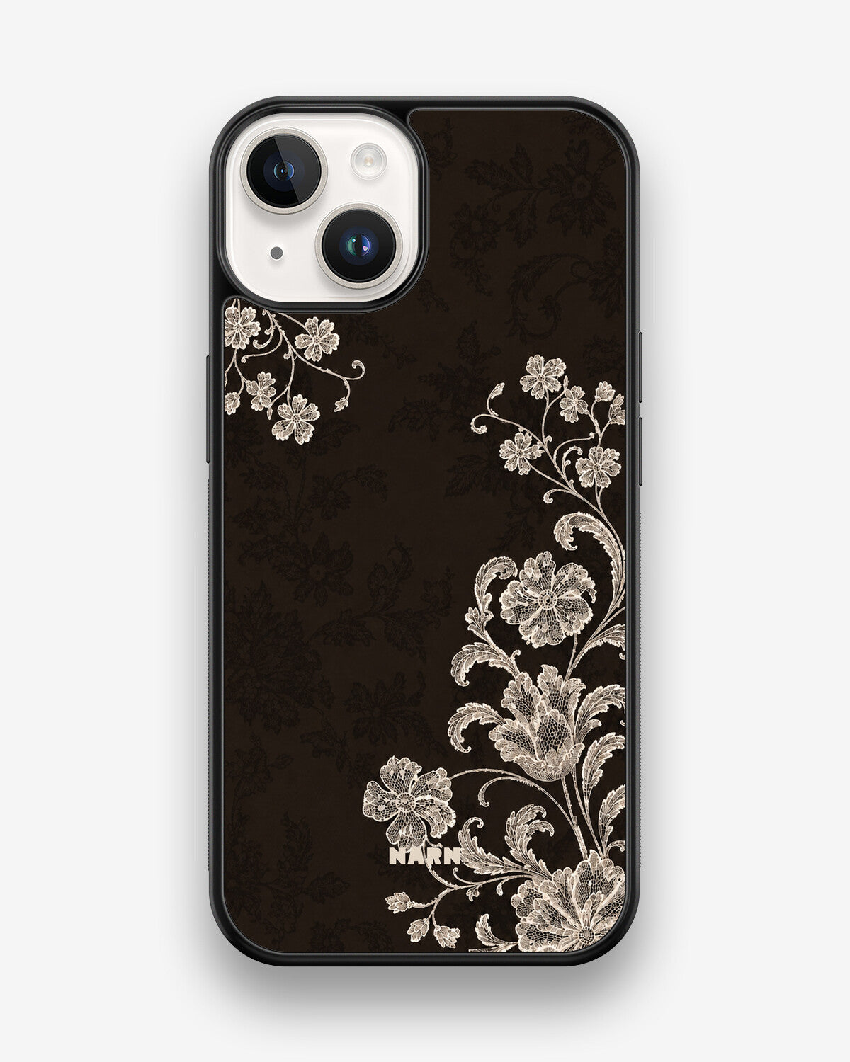 iPhone 14 Hard Case – Ivory Bloom - View 1