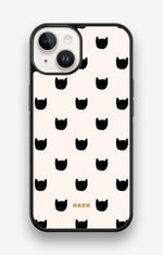 iPhone 14 Hard Case – Kitty Dots - View 1
