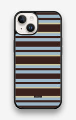 iPhone 14 Hard Case – Latte Lines - View 1