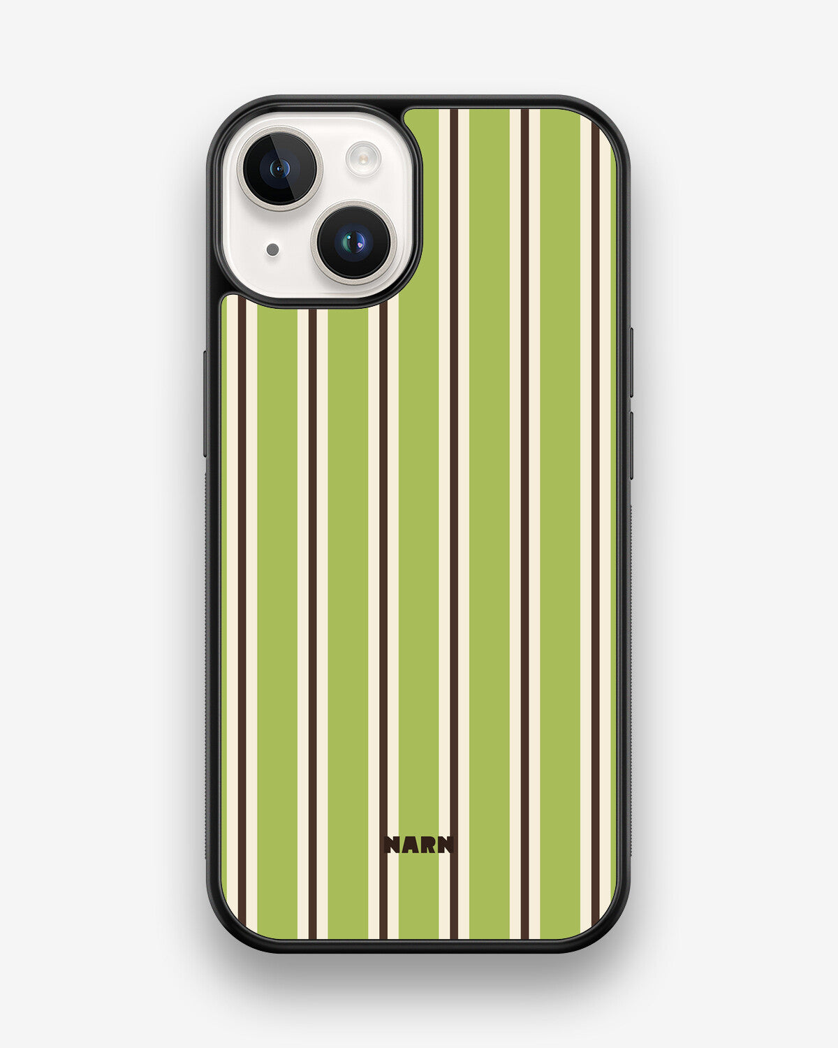 iPhone 14 Hard Case – Matcha Lines - View 1