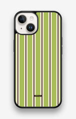 iPhone 14 Hard Case – Matcha Lines - View 1