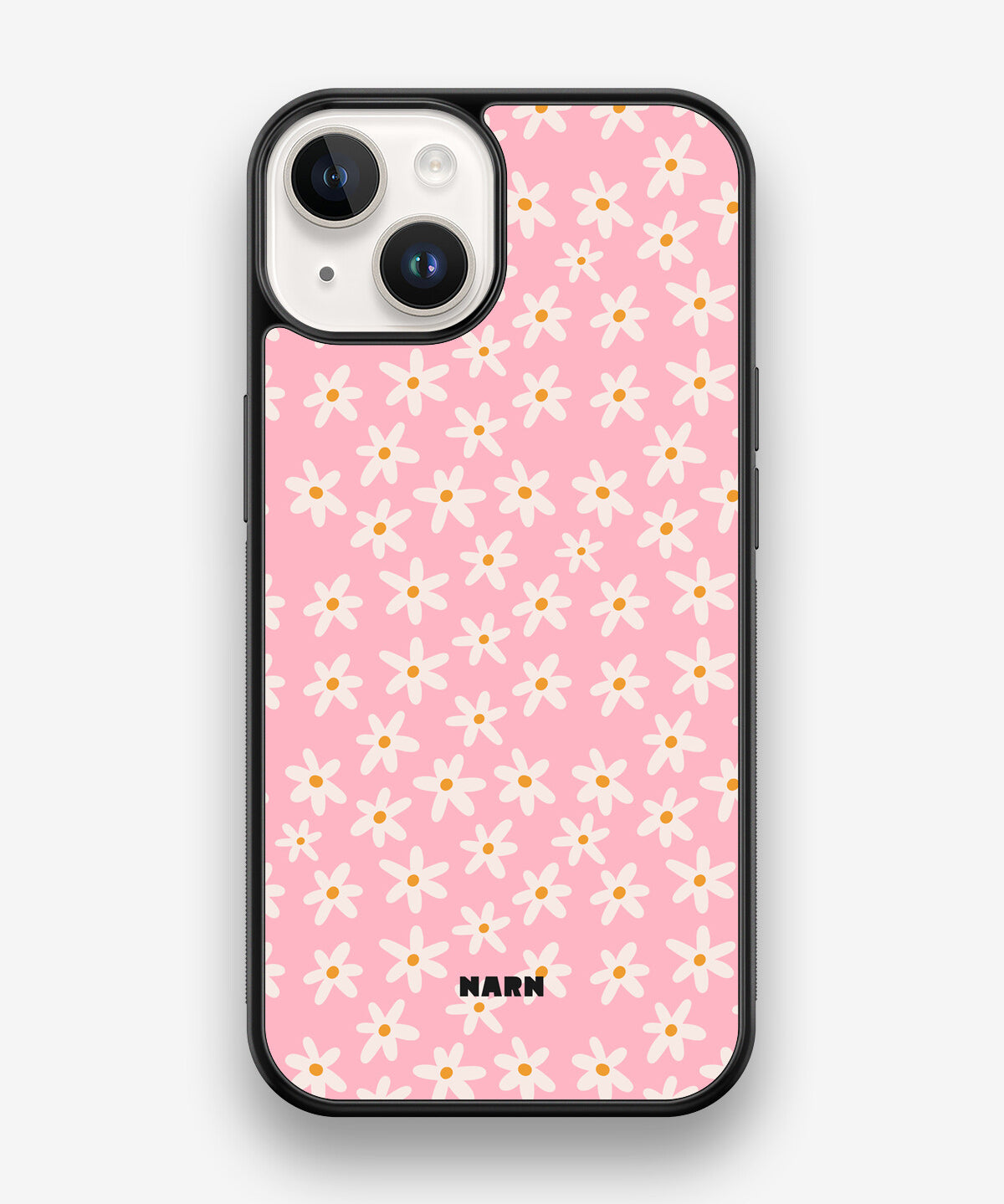 iPhone 14 Hard Case – Pink Daisy - View 1