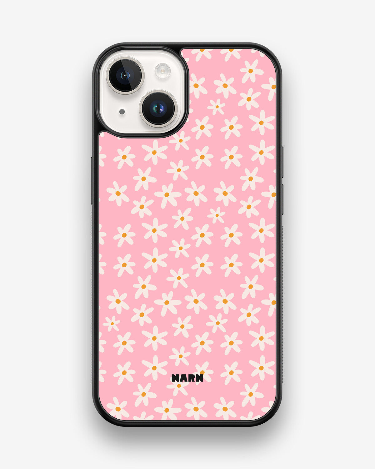 iPhone 14 Hard Case – Pink Daisy - View 1
