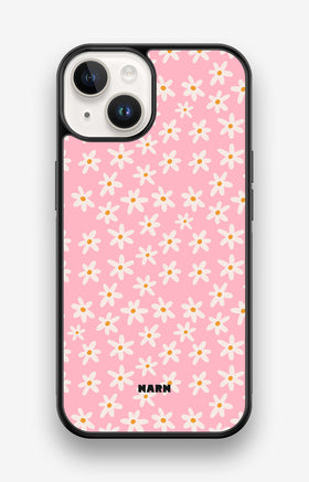 iPhone 14 Hard Case – Pink Daisy - View 1