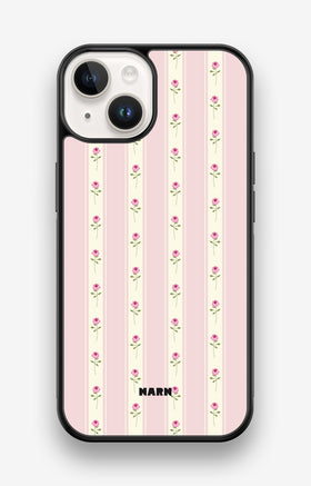 iPhone 14 Hard Case – Rose Lines - View 1