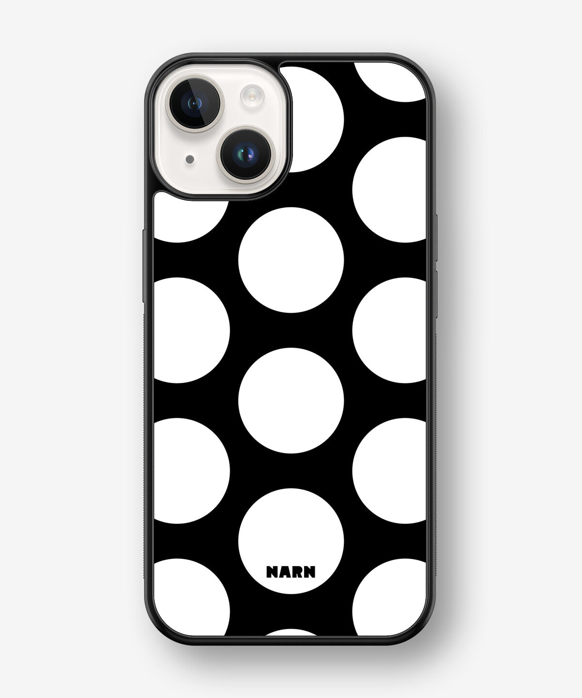 iPhone 14 Plus Hard Case – Bold Dots - View 1