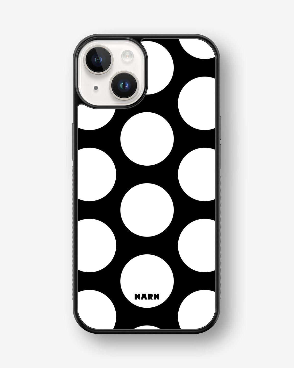 iPhone 14 Plus Hard Case – Bold Dots - View 1